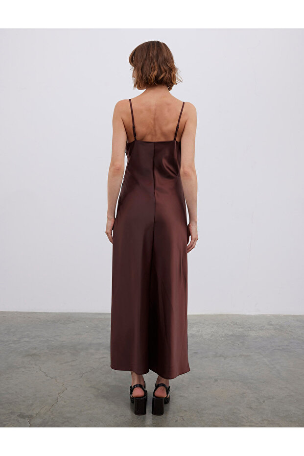 ROCHIE SATIN MIDI IP ASKILI - 6