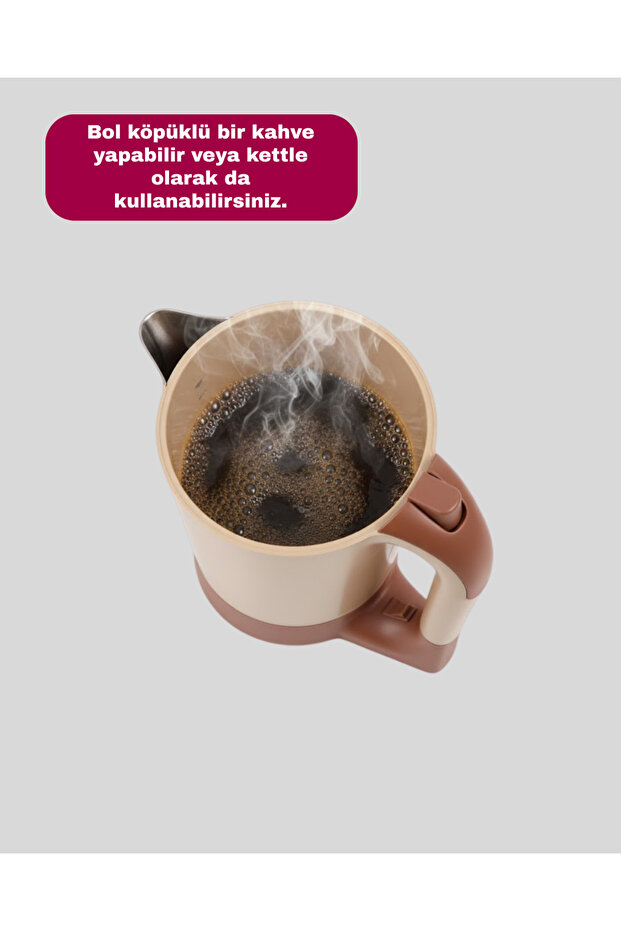 ماكينة قهوة تركية صغيرة مع وظيفة الغلاية - 3