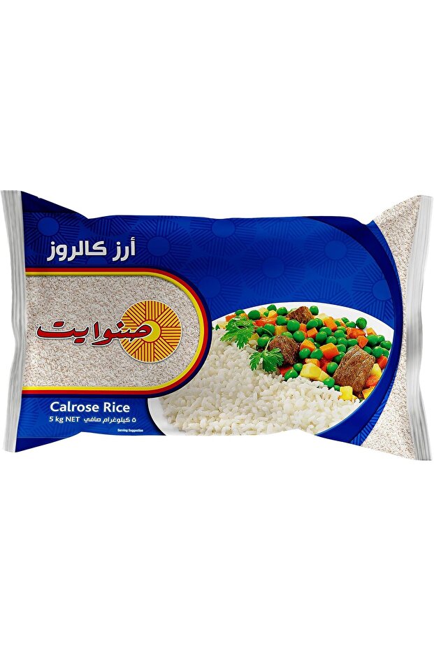 أرز كالروز متوسط الحبة - 5 كجم