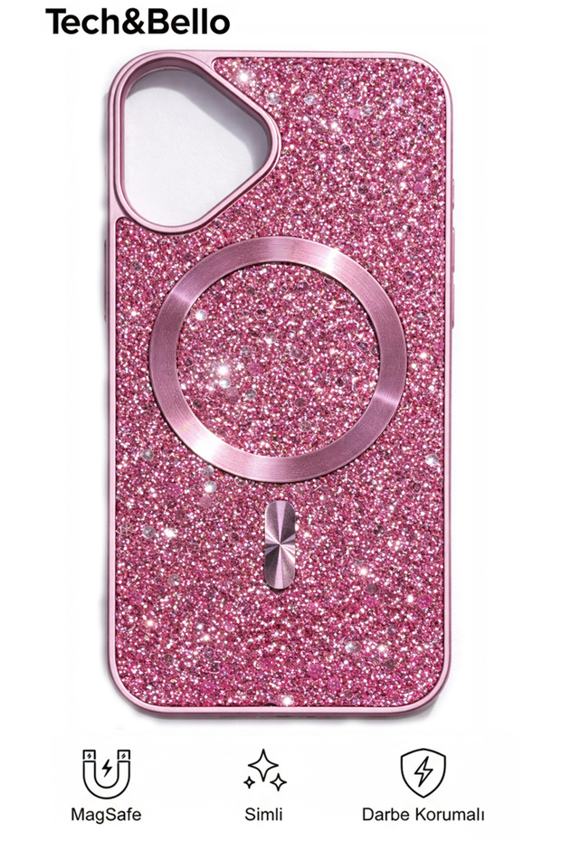 حافظة فضية مقاومة للصدمات متوافقة مع آيفون 16 مع حافة كاميرا بارزة - 1