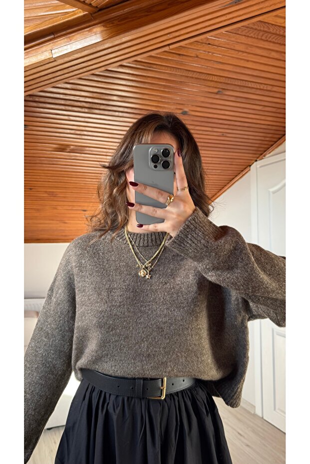 Basic Soft Textured Knit Sweater - 2