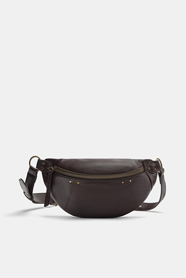 Zımba detaylı bel çantası - 7