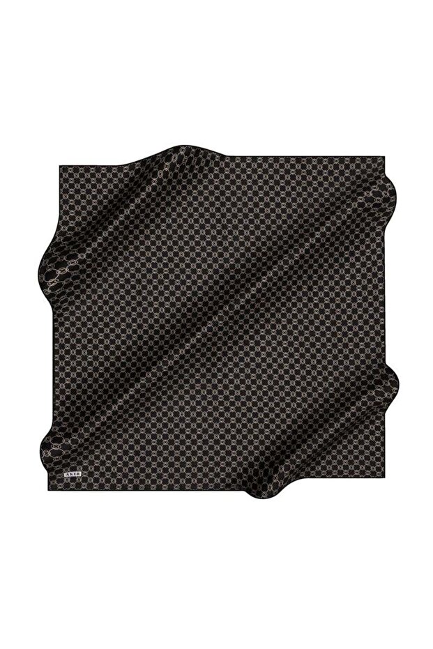 Silk Scarf - 8991701-311 Black Sura
