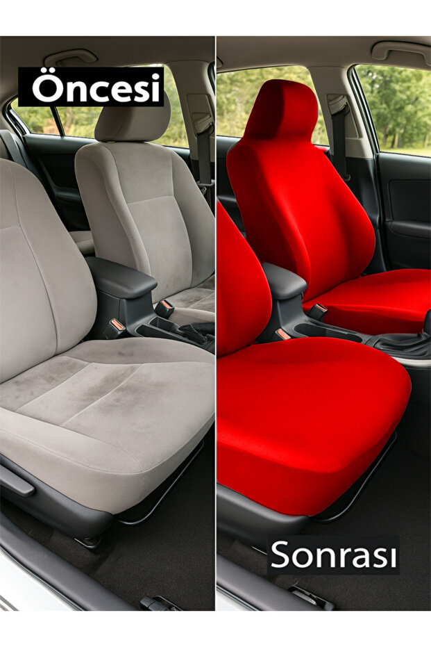 Geely Echo Compatible Service Seat Cover Basic Set - 3