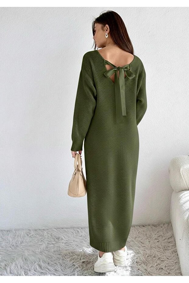 TRİKO ELBİSE KURDELYELİ - 3