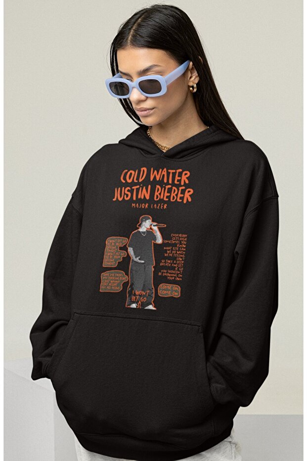 Design Justin Bieber Printed Unisex Oversize Singer Hoodie