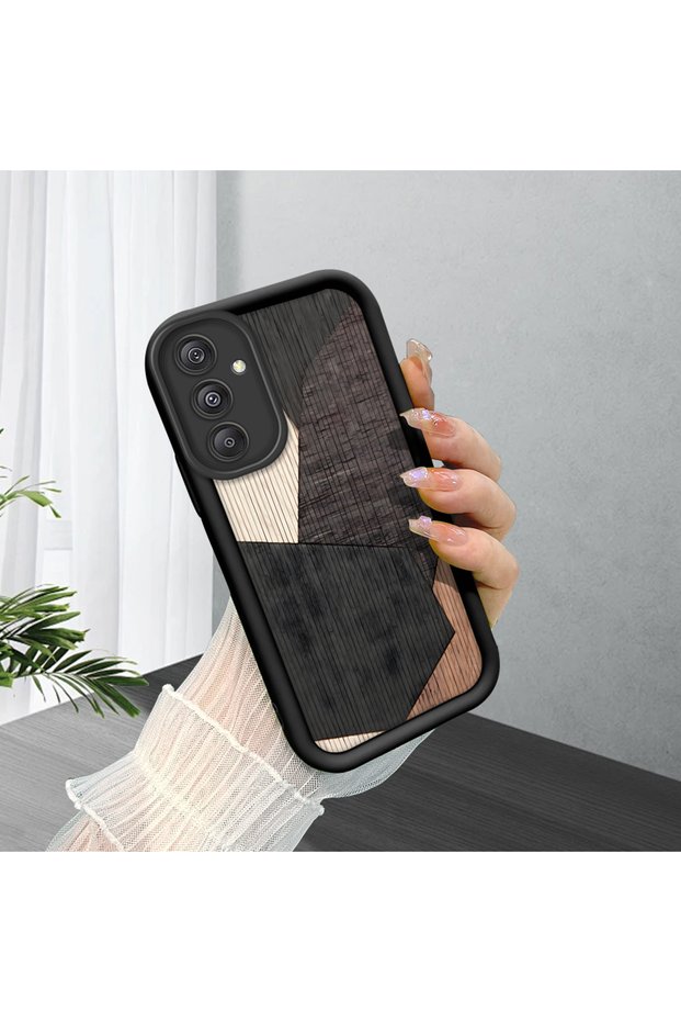 Samsung Galaxy M34 5g Compatible, Stylish Wood Patterned Silicone Phone Case