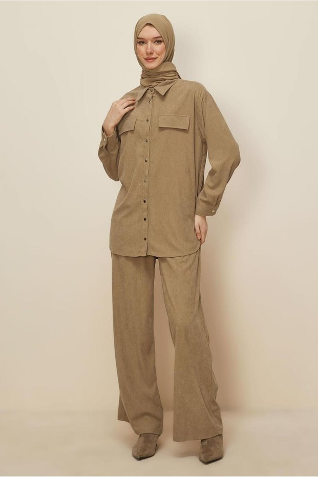 Velvet Suit with Pants 45990