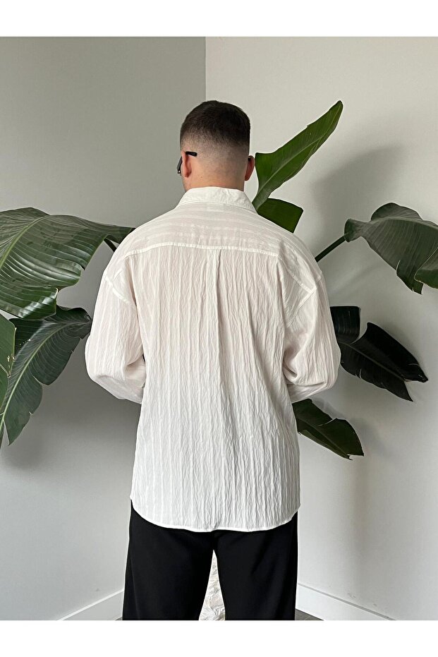 Modal Oversize Gömlek - 2