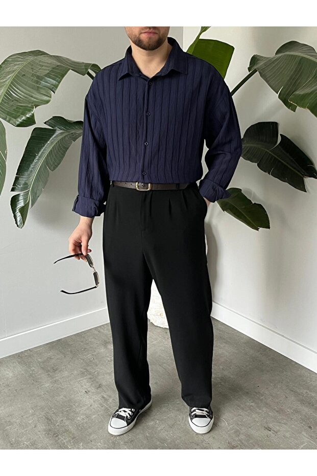 Modal Oversize Gömlek - 6