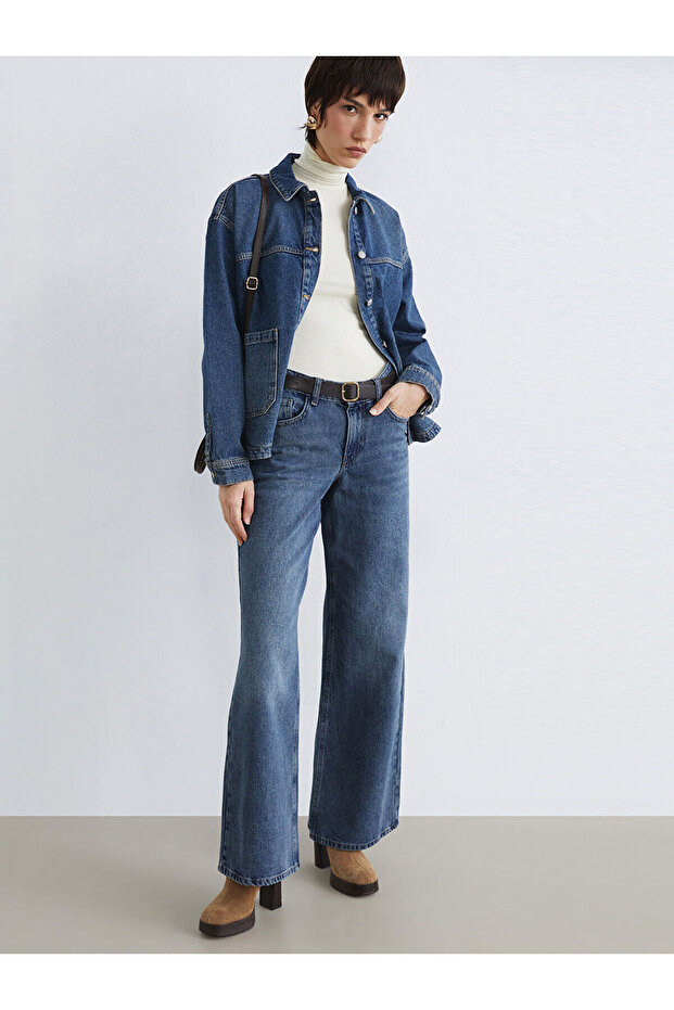 Indigo Wideleg Women's Jeans