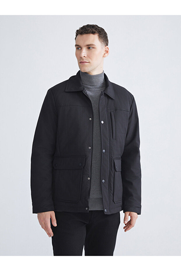 Ozmarka New Season Regular Fit Long Sleeve Men's Shirt Jacket