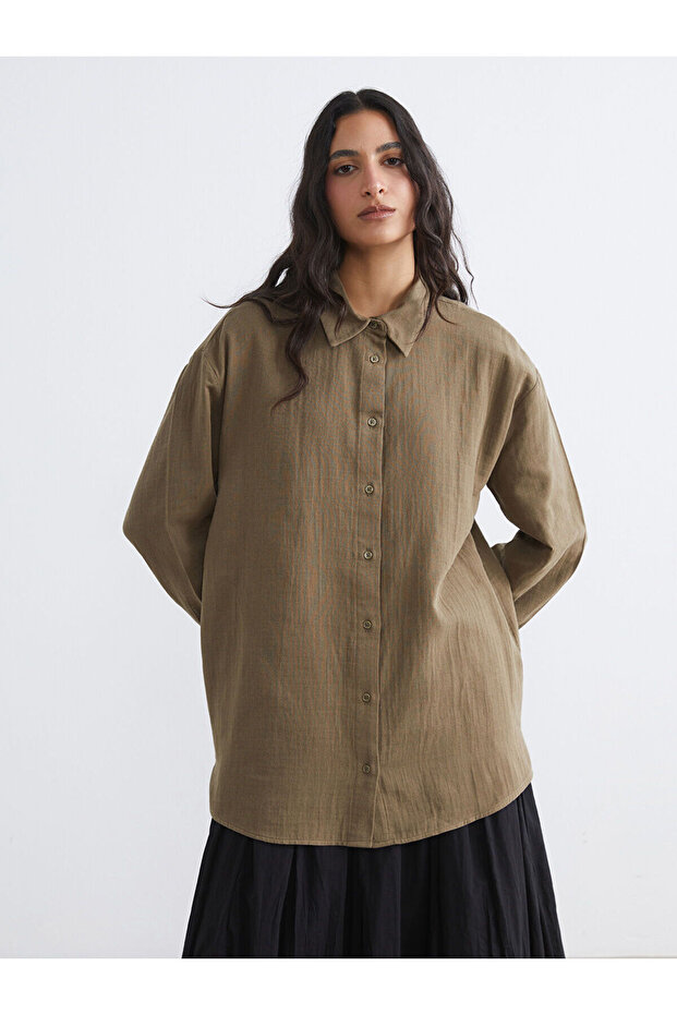 Muslin Women's Shirt Tunic (S6)