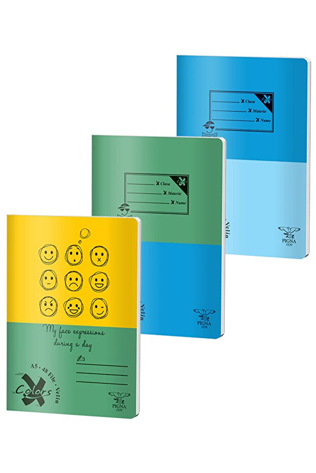 A5 Notebook 48 sheets Vellum Sheet Basic Cover - 1