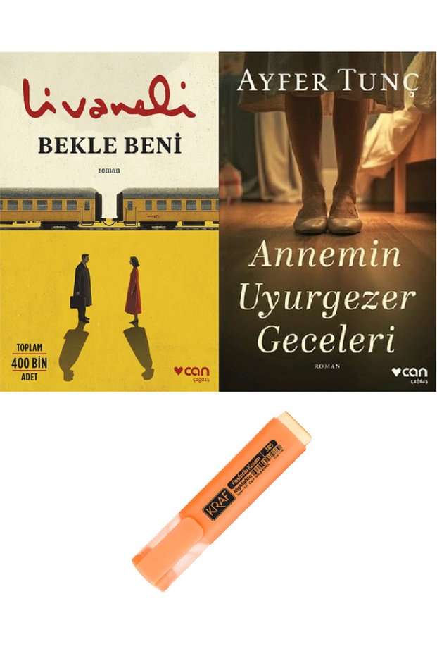 BEKLE BENİ + Annemin Uyurgezer Geceleri 2 Kitap Set (Kalem Hd)
