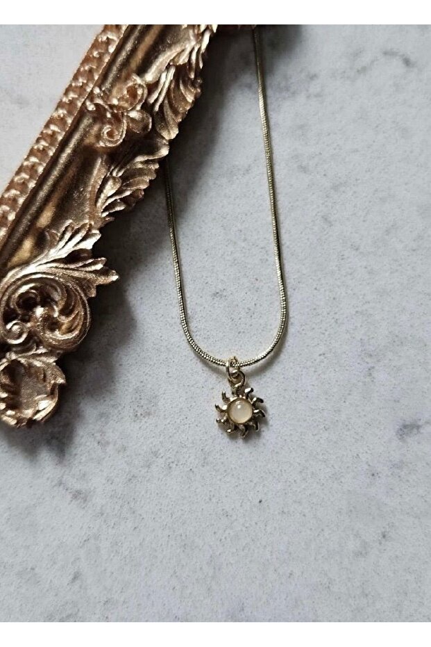 Vintage Güneş Kolye - 1