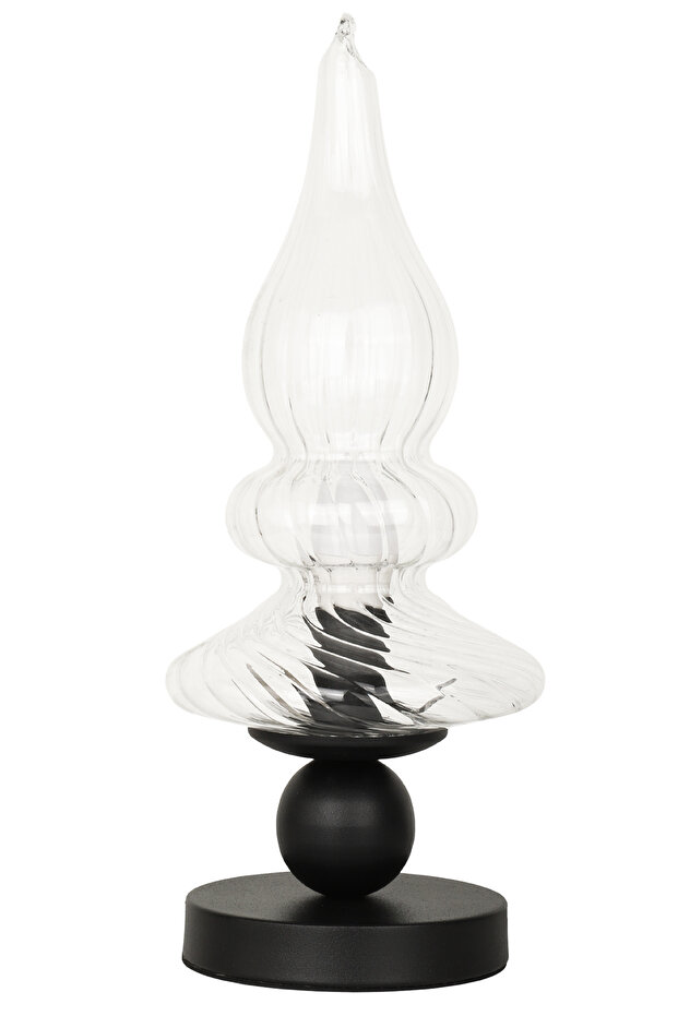 Solid Işıklı Aksesuar Şeffaf Cam - 2