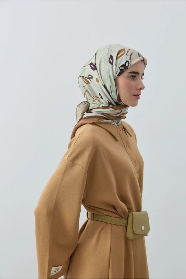 Olyvia Desen Bambu Eşarp - 2