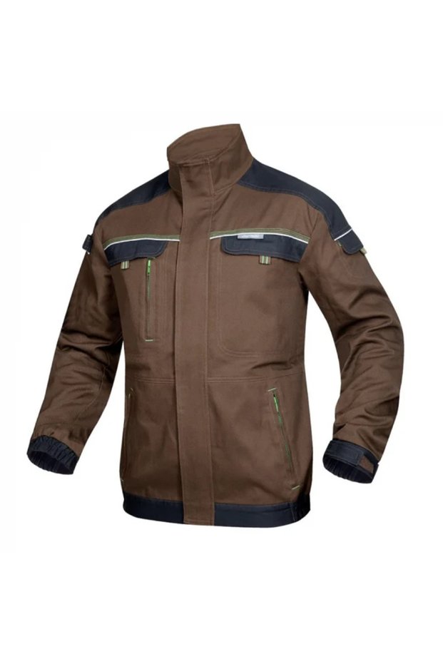Brown work jacket 100% cotton, COOL TREND