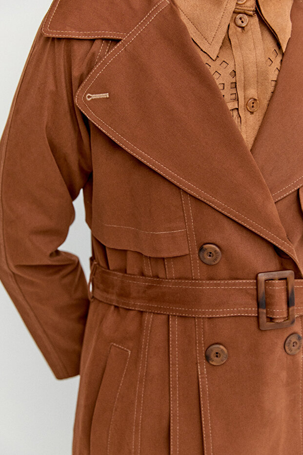 Katmanlı Pamuk Pardesü - 5