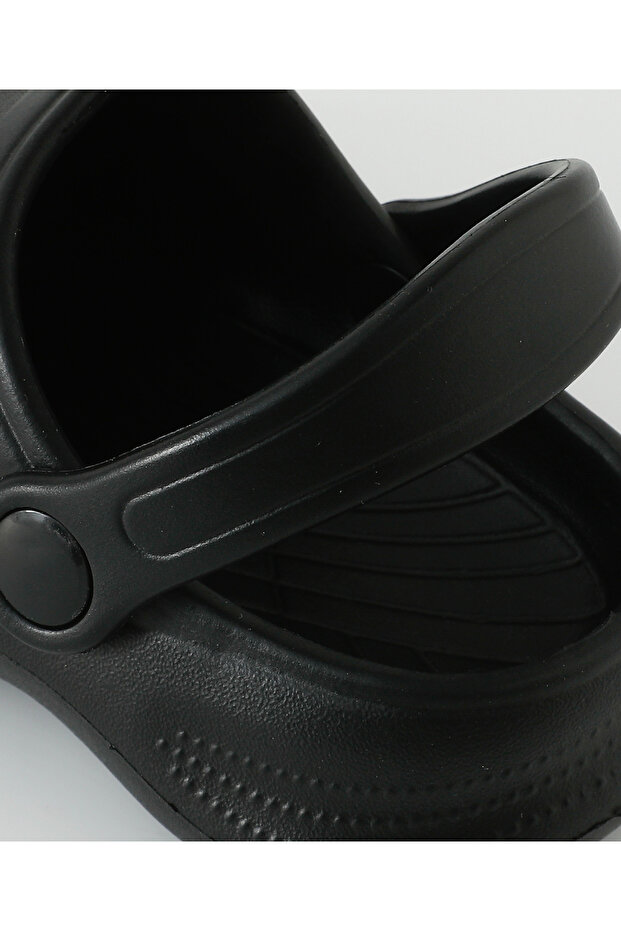 قباقيب بإغلاق خلفي متين - أسود - 5