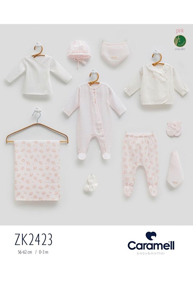 My Baby Kumsal Muslin Suit 10 Pcs Hospital Release 2423