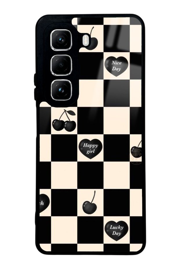 Infinix Hot 50 Glossy Phone Case Designed Happy Girls