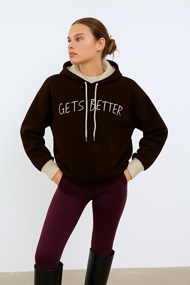 Üç İplik Gets Better Baskı SWEAT - 2