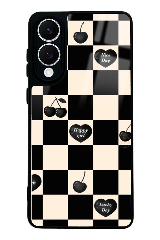 Samsung S25 Edge Happy Girls Design Glossy Phone Case