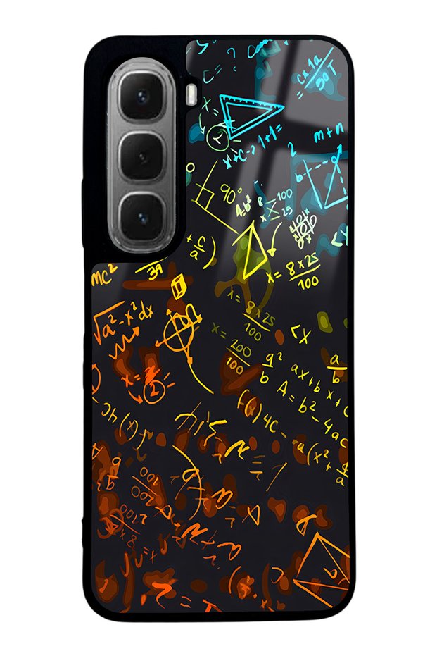 Infinix Hot 60I Glossy Phone Case with Mathematical Design