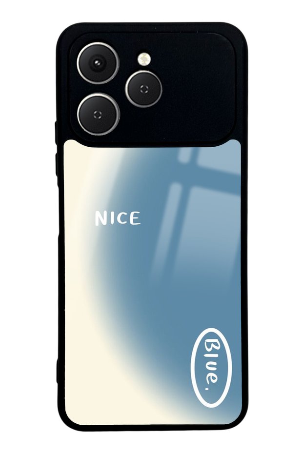 Tecno Spark 40 Nice Blue Design Glossy Phone Case