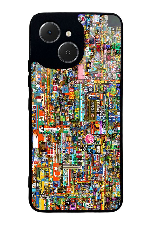غطاء هاتف لامع بتصميم تذكاري لهاتف تكنو سبارك 40C R/Place