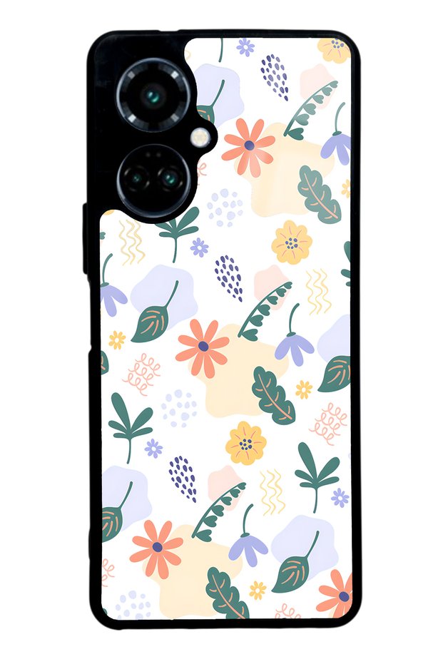 Tecno Camon 19 Glossy Phone Case with Tiny Flowers Design