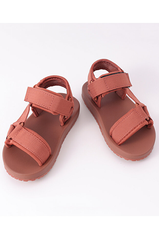 صندل بإغلاق فيلكرو متين - وردي - 1