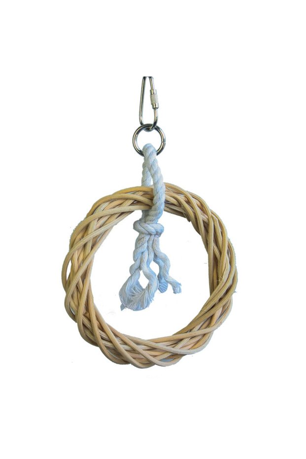 Hanging Round Bird Toy 18x13cm-BTLB00613