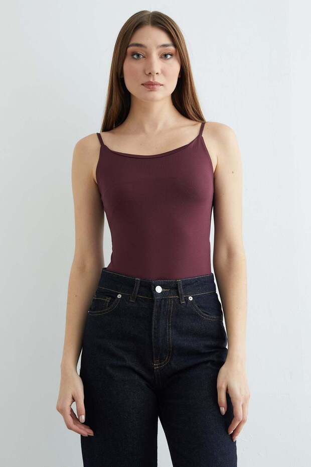 Basic İp Askılı Çıtçıtlı Body - 4