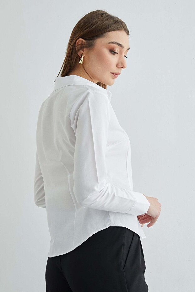 Basic Pensli Slim Fit Gömlek - 8