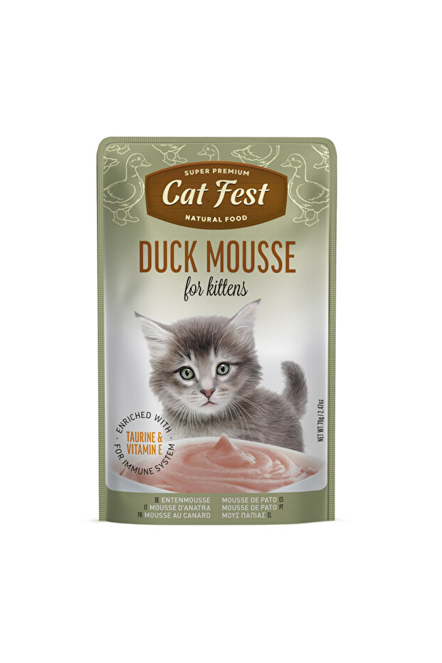 Duck Mousse For Kittens 70g