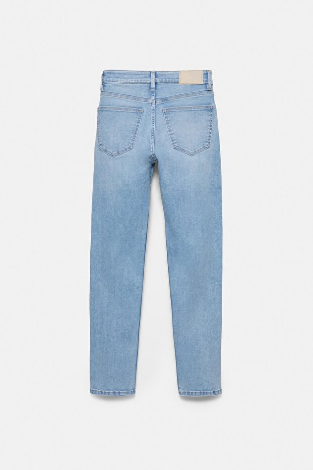 Skinny yüksek bel jean - 7