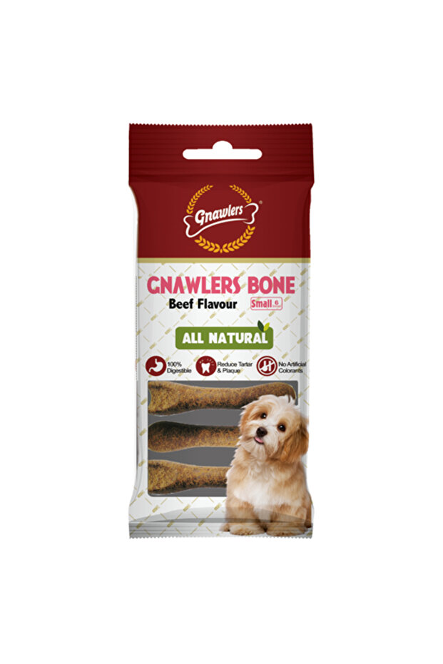 Bone 3" Small-Snack For Dogs-Beef-6Pcs/Pack-108G