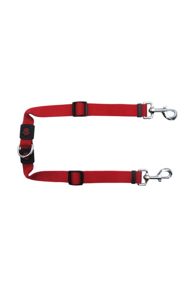 ¬Æ Signature Coupler Nylon Dog Leash - Adjustable Length (DCSX2)[Color - Maroon, Size - S]