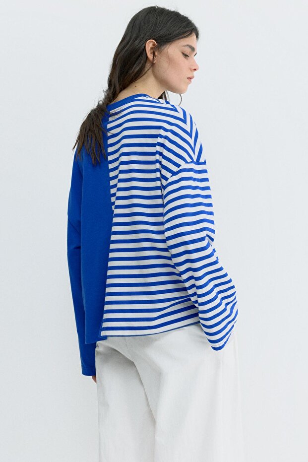 Panelli grafik t-shirt - 5