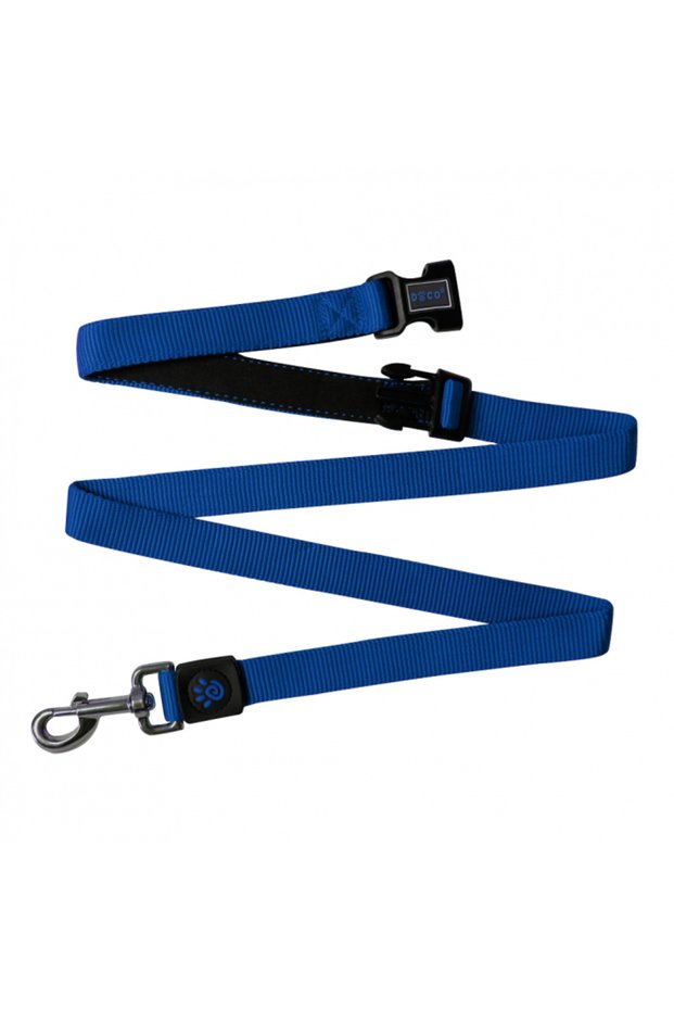 ¬Æ Easy-Snap -HANDS FREE Leash 6ft (DCS2072)[Color - Blue, Size - M]