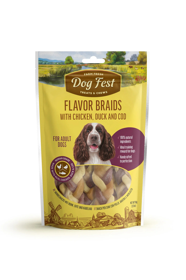 Flavor Braids With Chicken, Duck And Fish 90g