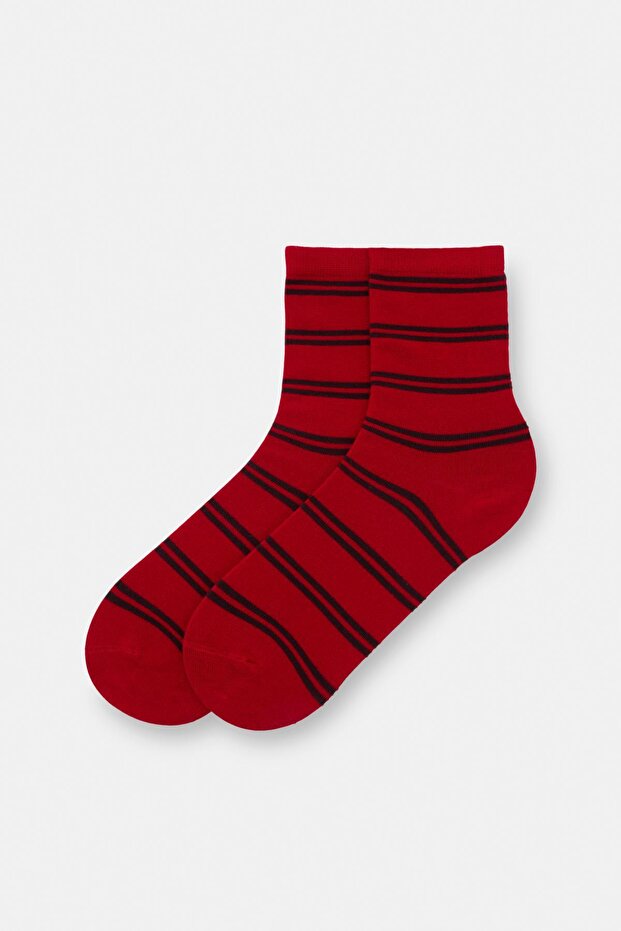 Çizgili uzun çorap - 1