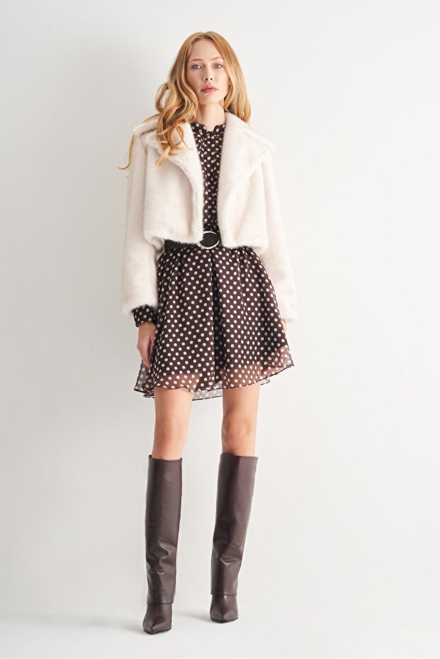 Kısa Kürk Mont - 3