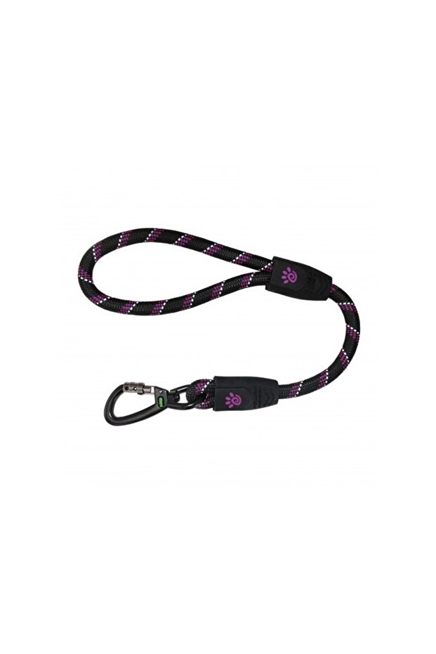 Reflective Traffic Rope Leash - Click & Lock Snap - 20 inch (Large)-DCROPE5020[Color - Pink]