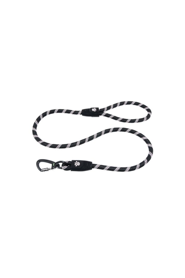 5ft Reflective Rope Leash With Click & Lock Snap (DCROPE5060)[Color - Black, Size - S]