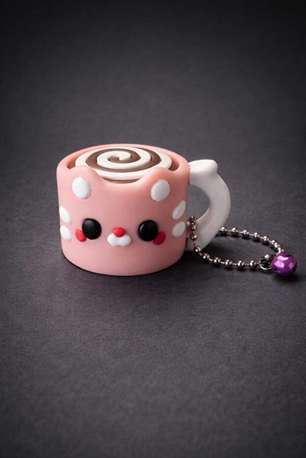 Clicker Coffee Series "Milky" Keychain Bag Ornament Charm Accessory