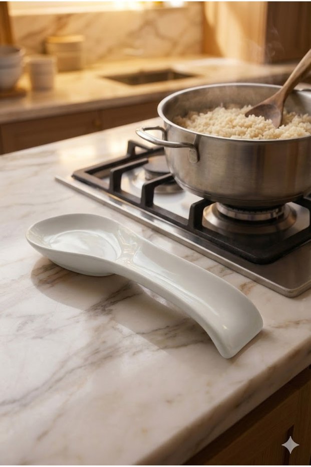 Ceramic Horizontal Dirty Spoon Holder